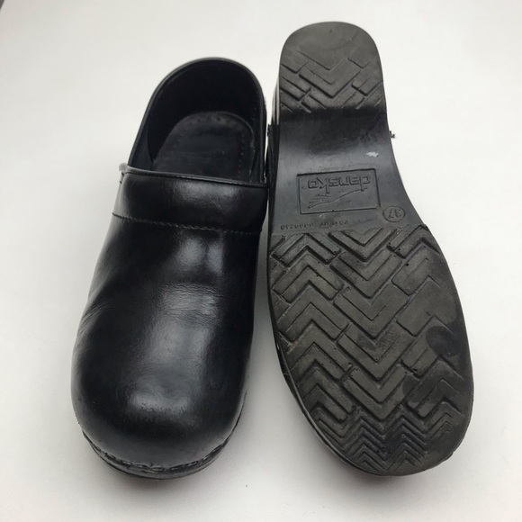 Dansko Professional Clog Black Leather Size 37 - Picture 7 of 7